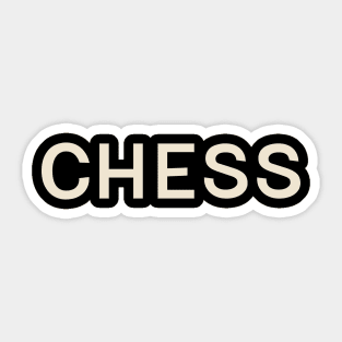 Chess Hobbies Passions Interests Fun Things to Do Sticker